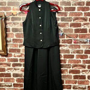 Icons Vintage 2-Piece Set: Vest & Wide-Leg Pants